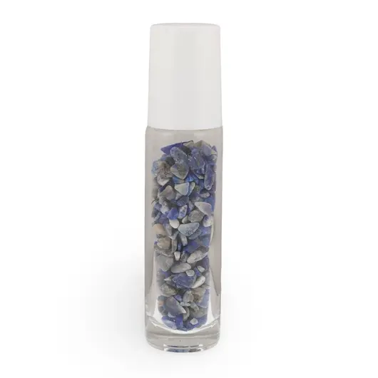 Sticluta roll-on cu cristale naturale Lapis Lazuli, 10ml