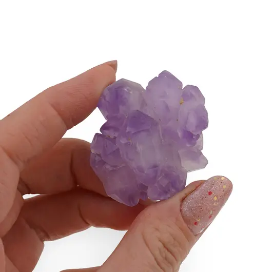 Ametist Skeletal, cristal unicat C1, imagine 2