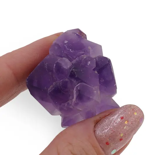 Ametist Skeletal, cristal unicat C12, imagine 2