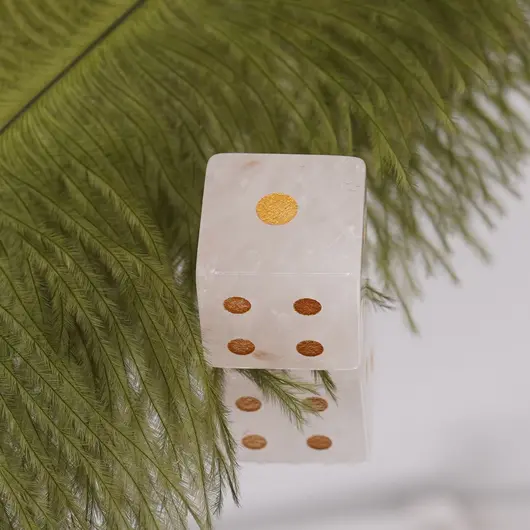 Zar pentru noroc din Cuart transparent, 15mm, imagine 2