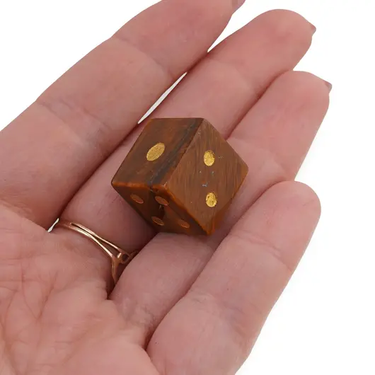 Zar pentru noroc din Ochi de tigru, 15mm, imagine 3