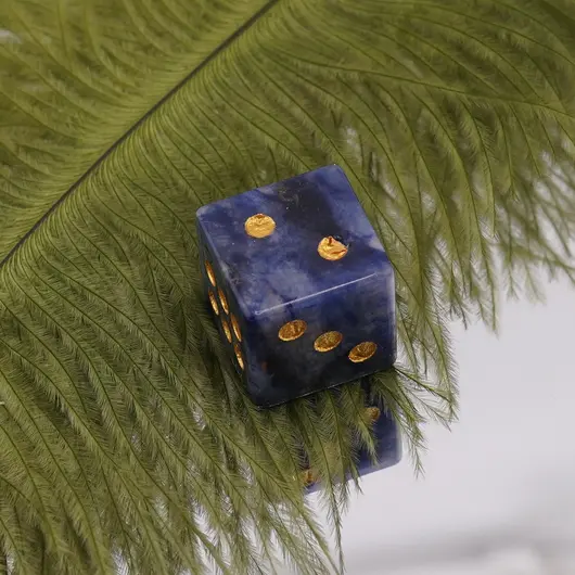 Zar pentru noroc din Sodalit, 15mm, imagine 2