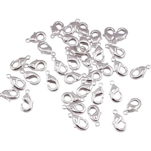 Accesorii din metal - inchizatori carabina (lobster) pentru bijuterii, 10mm