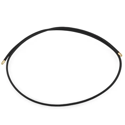 Bratara/colier magnetic din ata neagra, 51cm