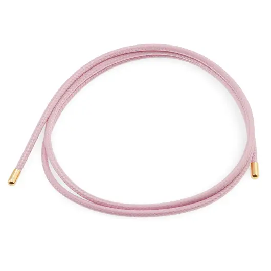 Bratara/colier magnetic din ata roz, 51cm, imagine 2