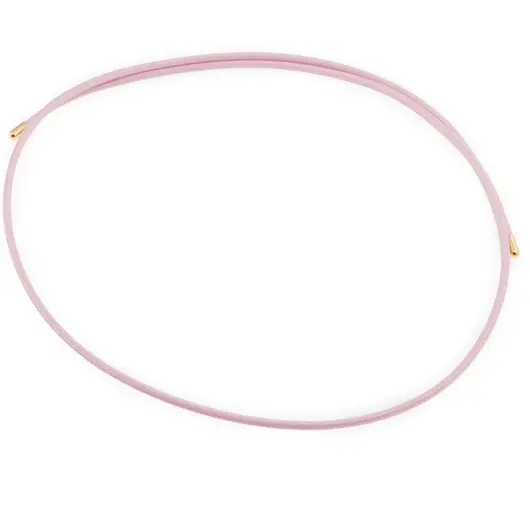 Bratara/colier magnetic din ata roz, 51cm