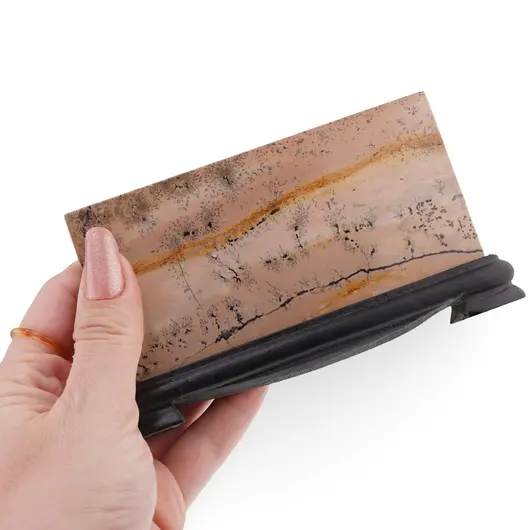 Felie Jasp Peisaj unicat cu suport din lemn, 12cm - A1, imagine 3