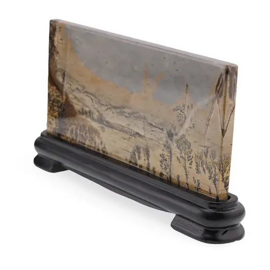 Felie Jasp Peisaj unicat cu suport din lemn, 12cm - A2, imagine 2