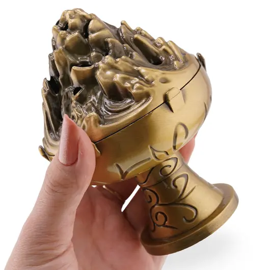 Vas pentru ardere tamaie si ierburi parfumate boshanlu, munte sacru - 11,5cm, imagine 3