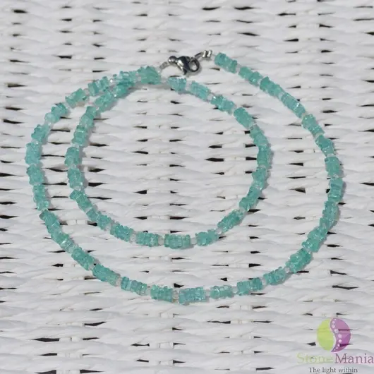 Colier apatit patratele 3-4mm