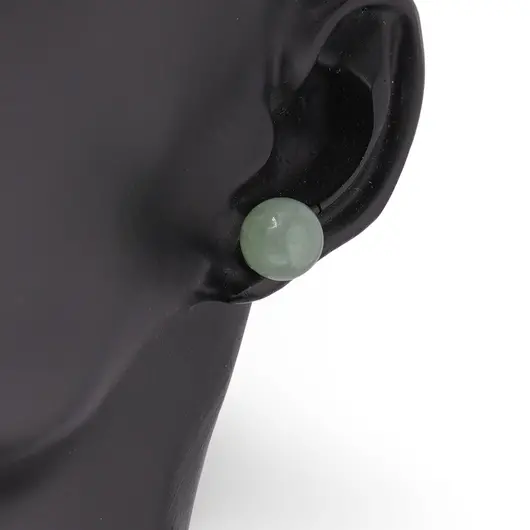 Cercei cu surub Aventurin sfere 8mm, imagine 2