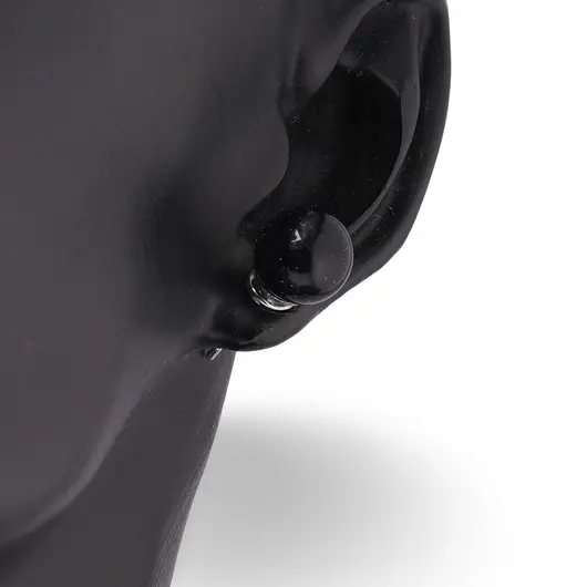 Cercei cu surub Goldstone albastru sfere 8mm, imagine 2