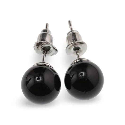 Cercei cu surub Onix sfere 8mm