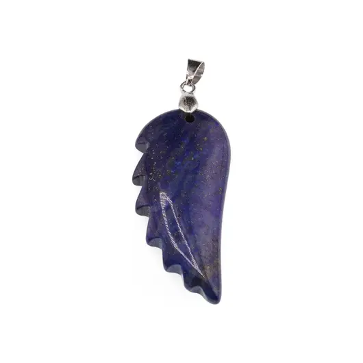 Pandantiv aripa de inger din Lapis lazuli, 43mm