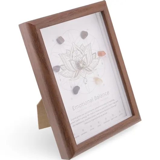 Tablou decorativ cu cristale Emotional Balance, 20cm, imagine 2