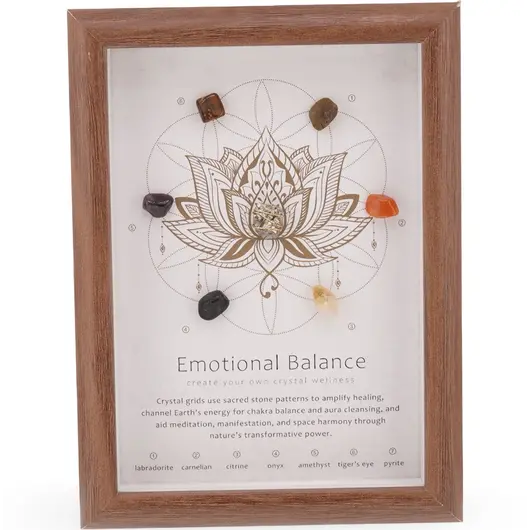 Tablou decorativ cu cristale Emotional Balance, 20cm