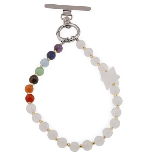 Accesoriu pentru telefon Cristal de stanca, cristale 7 chakre si merkaba, imagine 2