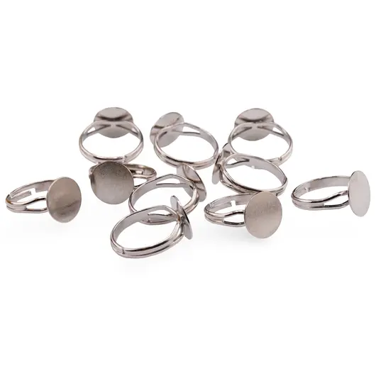 Accesorii din inox - inel reglabil cu baza 10mm - set 10 buc, imagine 2
