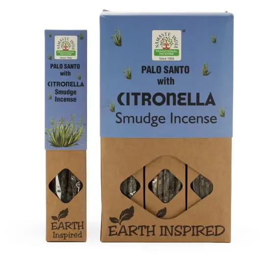 Betisoare parfumate Namaste India Earth Inspired - Palo Santo si Citronella, imagine 2