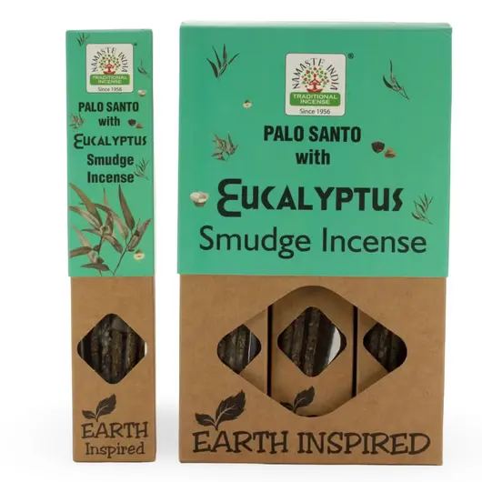 Betisoare parfumate Namaste India Earth Inspired - Palo Santo si Eucalipt, imagine 2