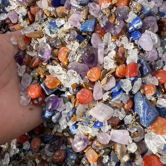 Spelljar pentru pentru INVATATURA cu ierburi si cristale naturale in sticluta cu dop de pluta, imagine 6