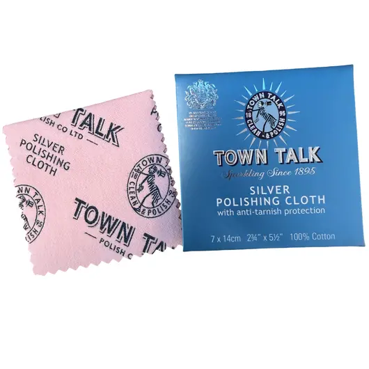 Mini laveta curatare argint 7x14 cm, Town Talk