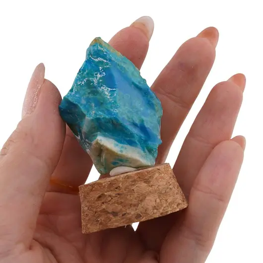 Specimen Opal albastru Chile cristal natural unicat, A1, imagine 3