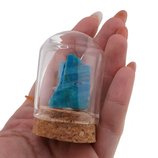 Specimen Opal albastru Chile cristal natural unicat, A26, imagine 3