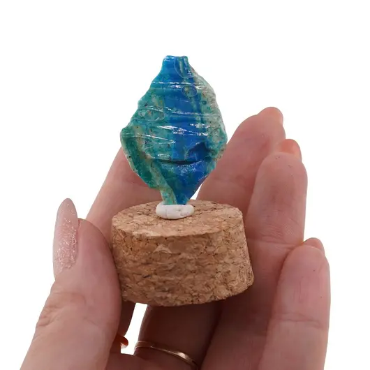 Specimen Opal albastru Chile cristal natural unicat, A27, imagine 4