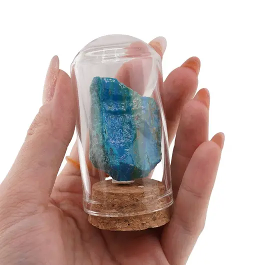 Specimen Opal albastru Chile cristal natural unicat, A4, imagine 3