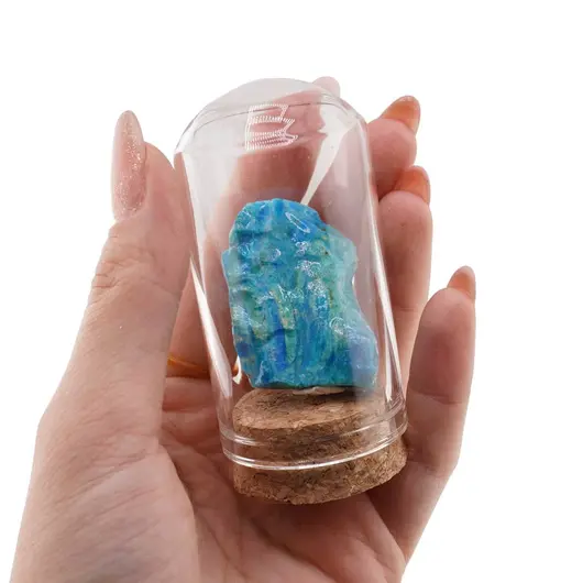 Specimen Opal albastru Chile cristal natural unicat, A6, imagine 3