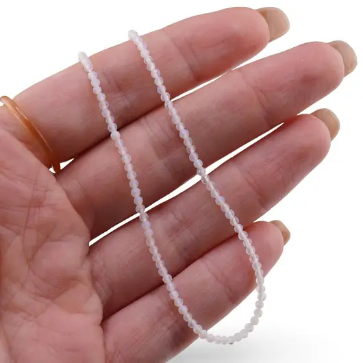 Colier Opalit sfere microfatetate 2mm, imagine 3