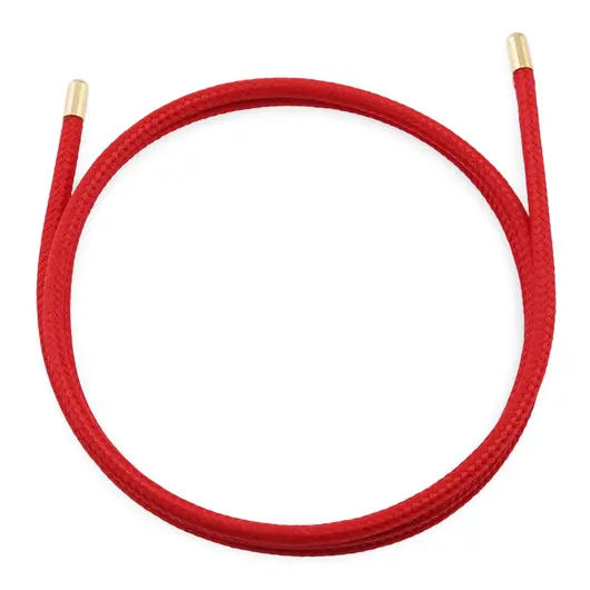 Bratara/colier magnetic din ata rosu, 51cm, imagine 2