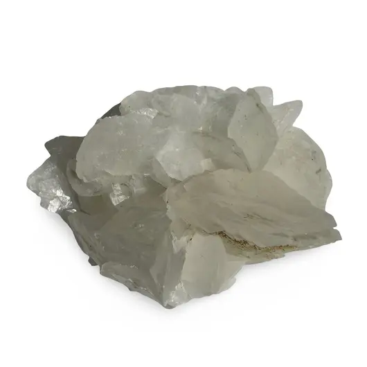 Floare de mina pentru colecție, cristal natural unicat, 81x63x40mm, 197g, cod F101
