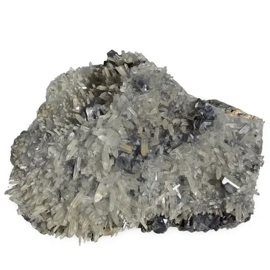 Floare de mina pentru colectie, cristal natural unicat, 96x76x44mm, 336g, cod F11