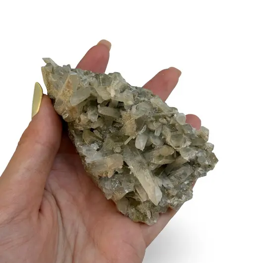 Floare de mina pentru colectie, cristal natural unicat, 97x54x40mm, 185g, cod F2, imagine 2