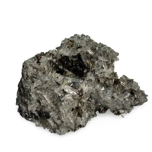 Floare de mina pentru colecție, cristal natural unicat, 115x86x53mm, 540g, cod F120