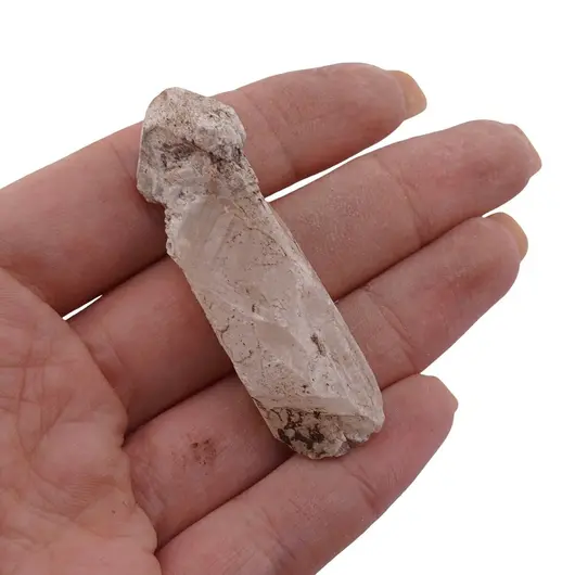 Cuart sceptru, cristal natural unicat, 54x18mm, 13.58g, cod A22, imagine 2