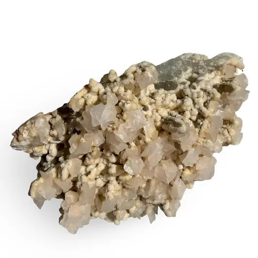 Floare de mina pentru colectie, cristal natural unicat, 116x69x53mm, 337g, cod F28