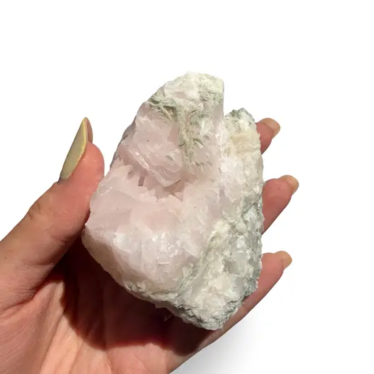 Floare de mina pentru colecție, cristal natural unicat, 82x60x51mm, 222g, cod F233, imagine 2