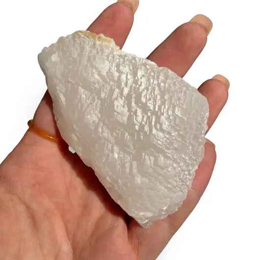 Floare de mina pentru colecție, cristal natural unicat, 77x48x21mm, 94g, cod F135, imagine 2