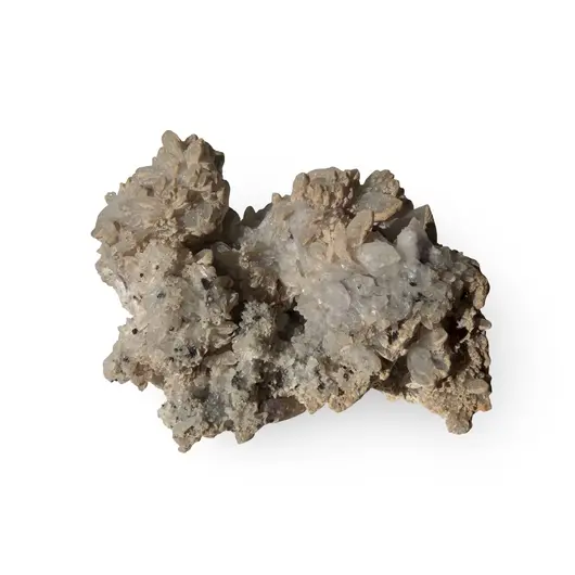 Floare de mina pentru colecție, cristal natural unicat, 98x67x49mm, 246g, cod F207