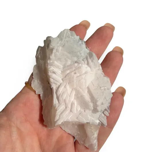 Floare de mina pentru colecție, cristal natural unicat, 78x50x21mm, 89g, cod F186, imagine 2