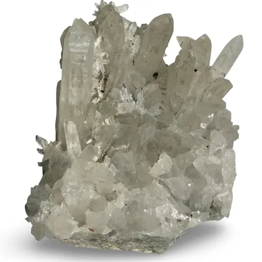Floare de mina pentru colectie, cristal natural unicat, 46x45x62mm, 147g, cod F96