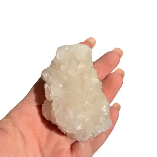 Floare de mina pentru colecție, cristal natural unicat, 71x49x26mm, 95g, cod F318, imagine 2