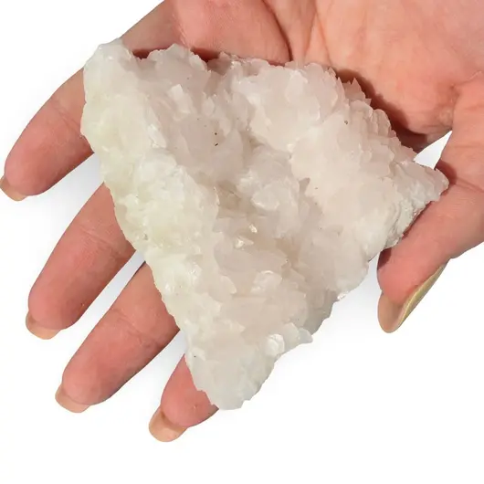 Floare de mina pentru colecție, cristal natural unicat, 77x66x26mm, 137g, cod F319, imagine 2