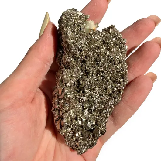 Floare de mina pentru colecție, cristal natural unicat, 92x47x30mm, 227g, cod F320, imagine 2