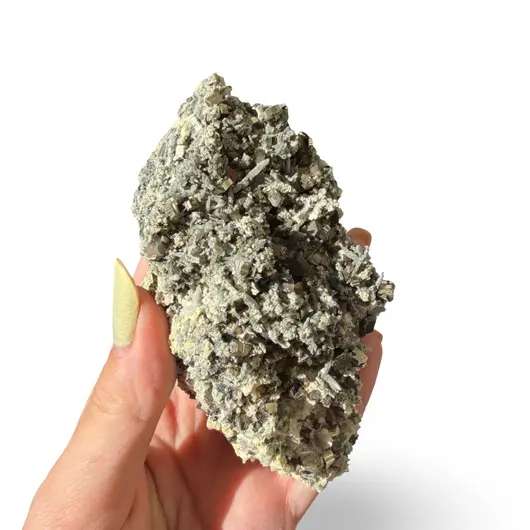 Floare de mina pentru colecție, cristal natural unicat, 111x67x51mm, 315g, cod F390, imagine 2
