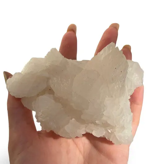 Floare de mina pentru colecție, cristal natural unicat, 103x72x40mm, 347g, cod F416, imagine 2