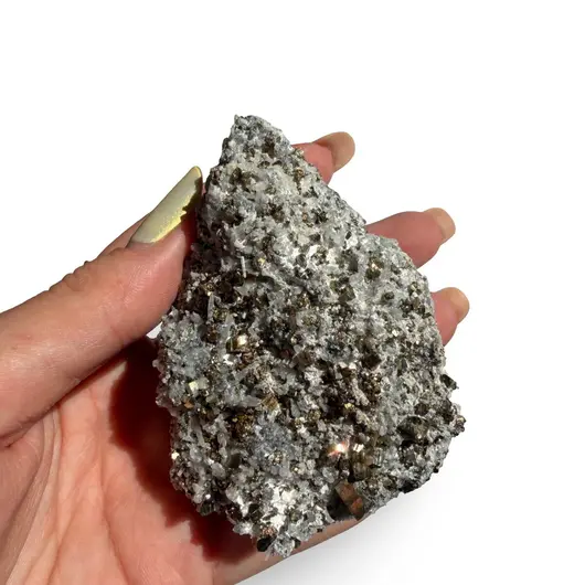 Floare de mina pentru colecție, cristal natural unicat, 75x52x28mm, 158g, cod F283, imagine 2